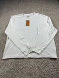Goodfellow & Co textured thermal long sleeve shirt men's XL cream