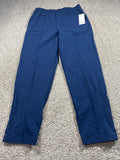Goodfellow & Co lightweight elastic waist pull-on pants men's small navy blue