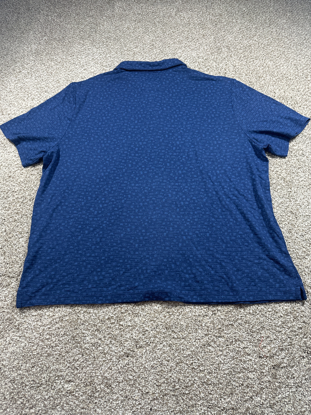 Goodfellow & Co Comfort Wear polo men's XL navy print