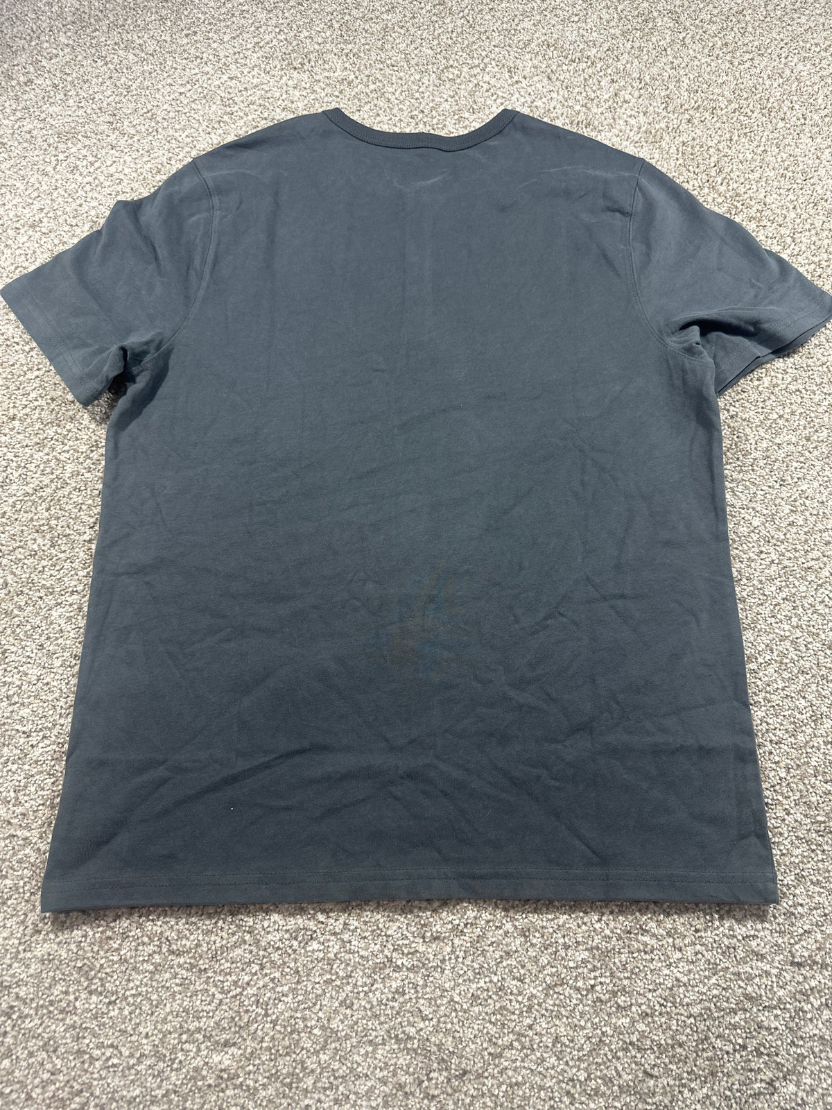 Goodfellow & Co vintage henley T-shirt men's medium charcoal gray