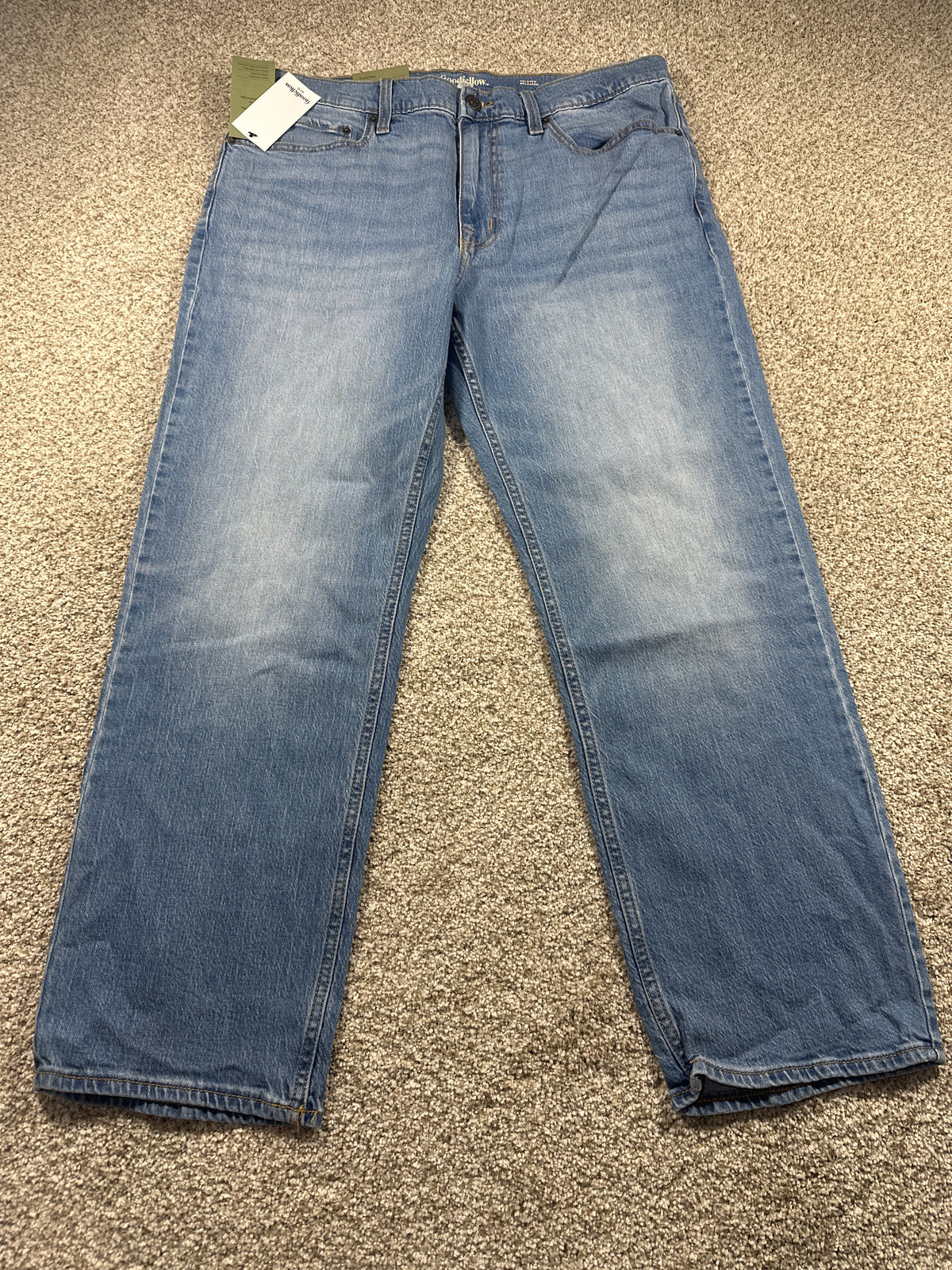 Goodfellow & Co relaxed Total Flex jeans light wash 36x30 - photo 1