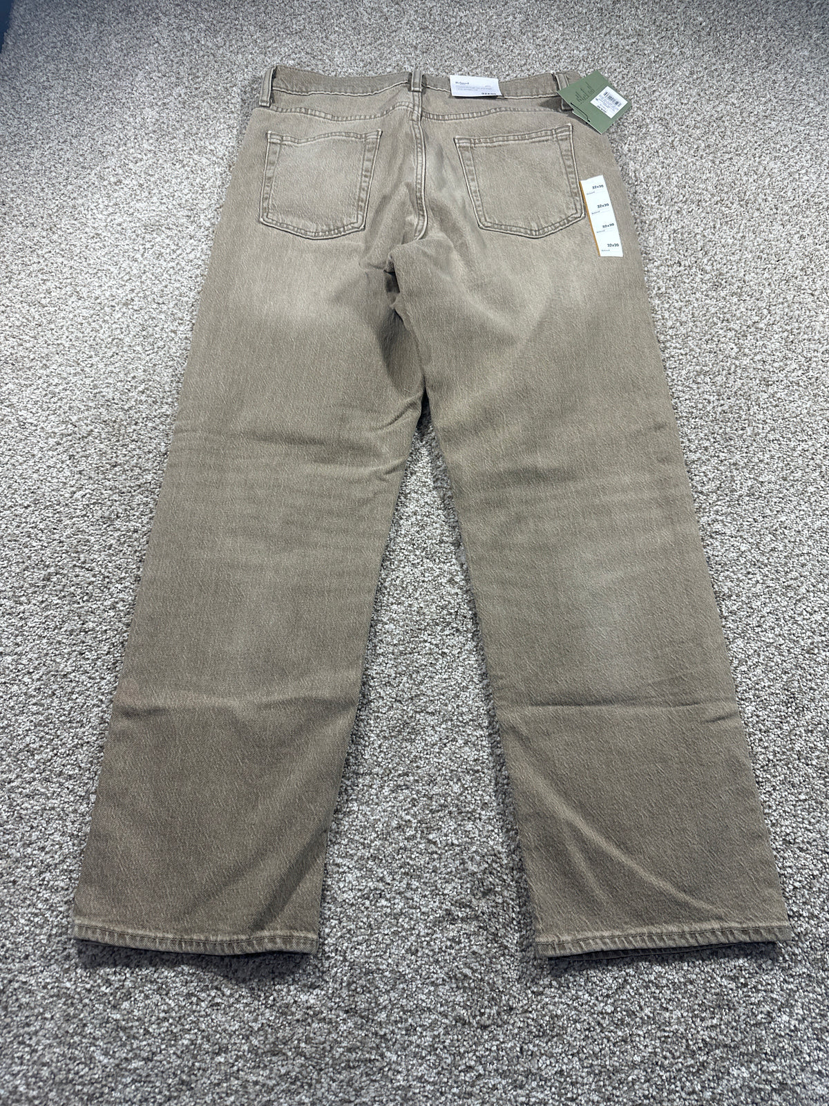 Goodfellow & Co Maverick men's relaxed straight jeans 32x30 beige
