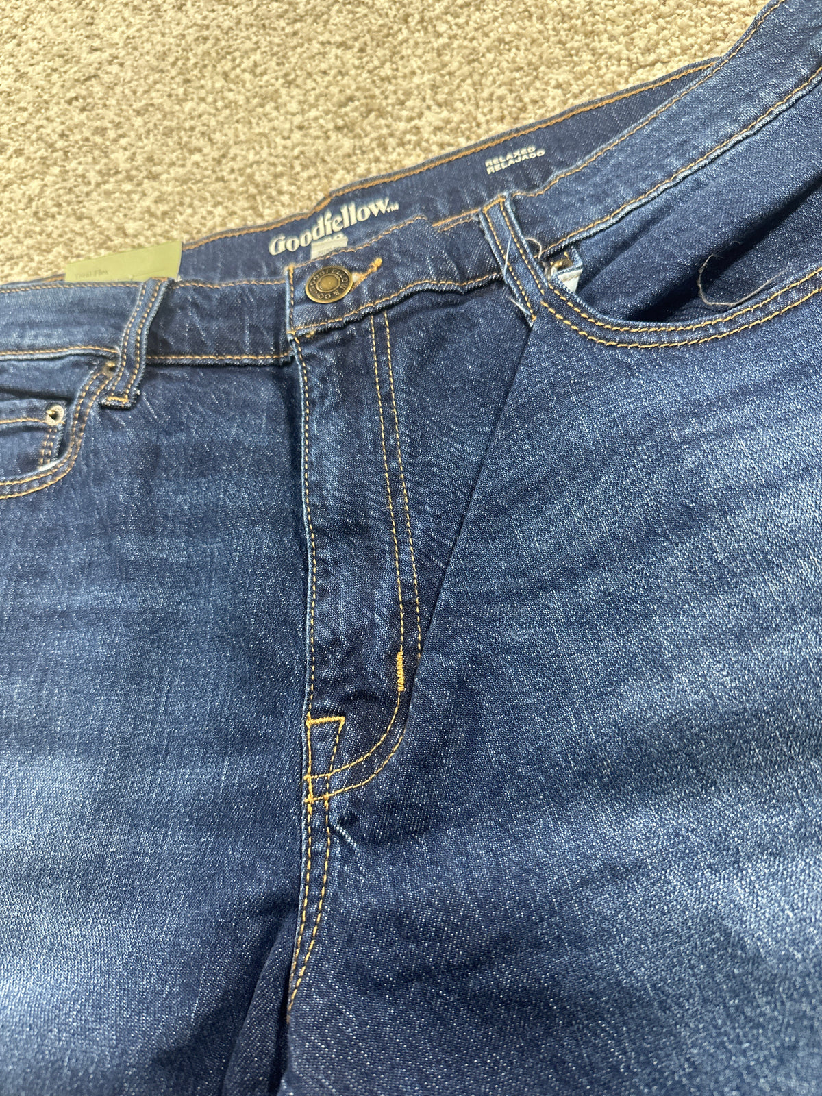 Goodfellow & Co relaxed jeans dark wash 34x32 - photo 2