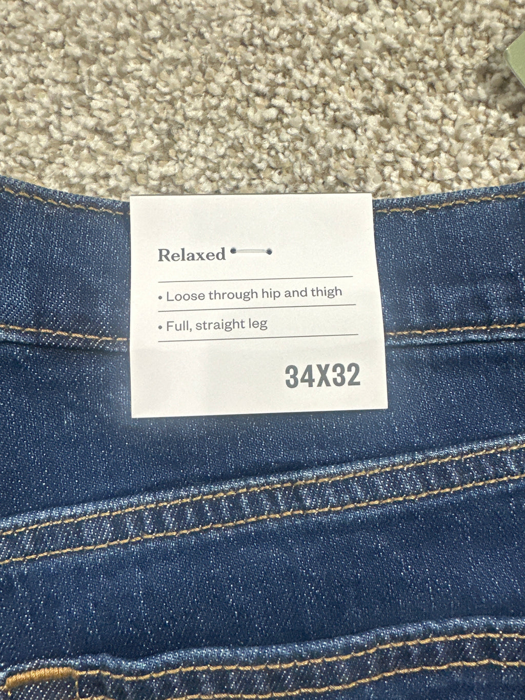 Goodfellow & Co relaxed jeans dark wash 34x32 - photo 4