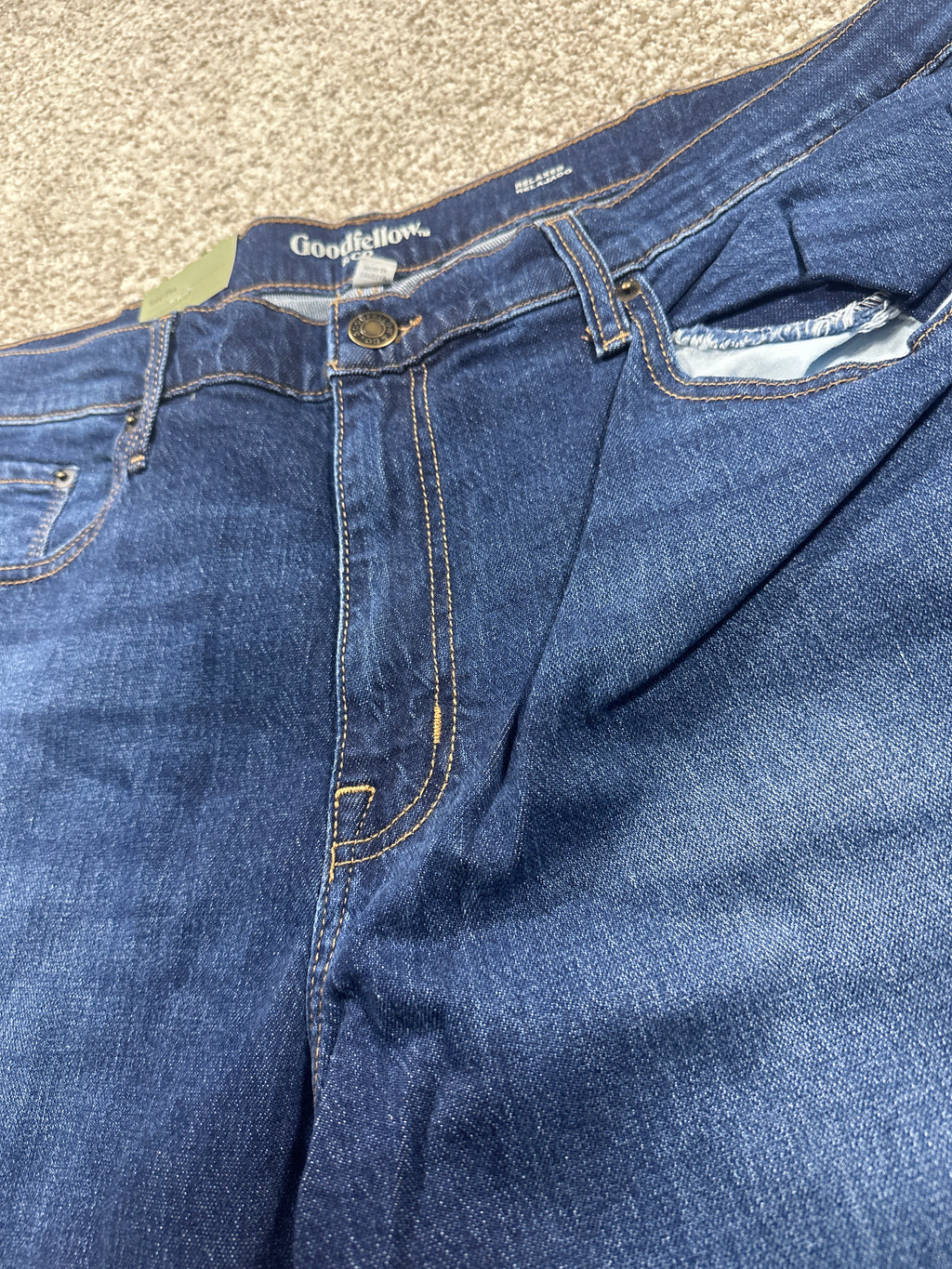 Goodfellow & Co relaxed jeans dark wash 40x32 - photo 2