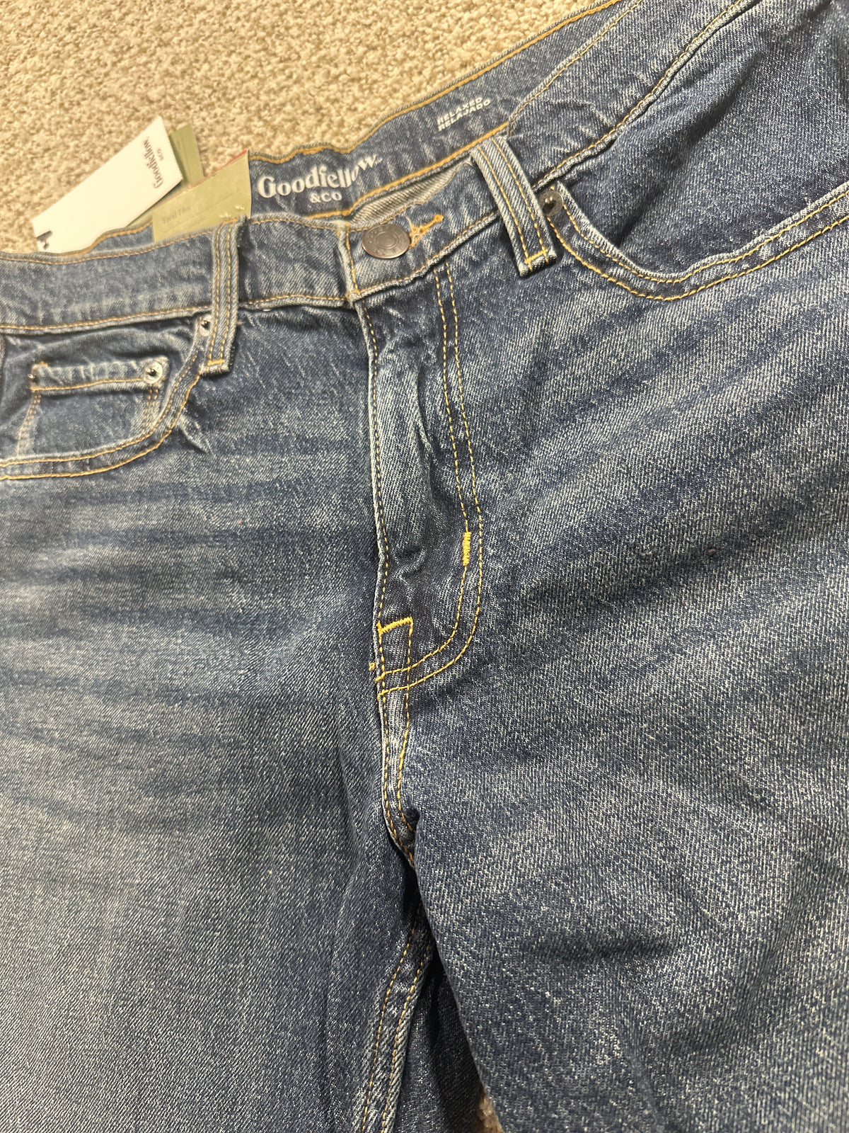 Goodfellow & Co Marco relaxed Total Flex jeans indigo 30x30 - photo 2