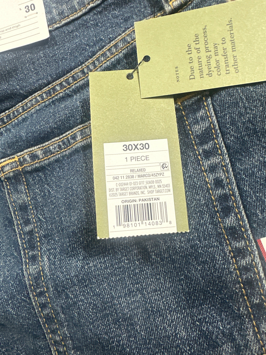 Goodfellow & Co Marco relaxed Total Flex jeans indigo 30x30 - photo 5