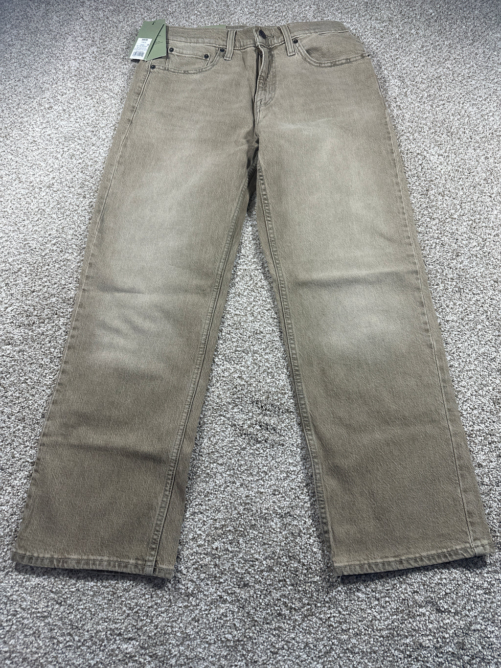 Goodfellow & Co Maverick men's relaxed straight jeans 30x30 beige