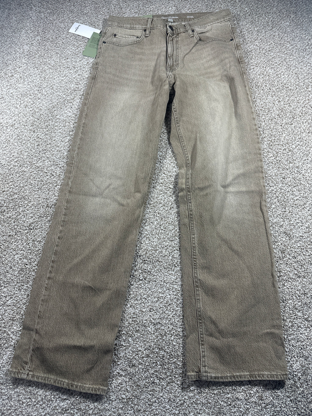 Goodfellow & Co Maverick relaxed jeans beige 32x32 - photo 1