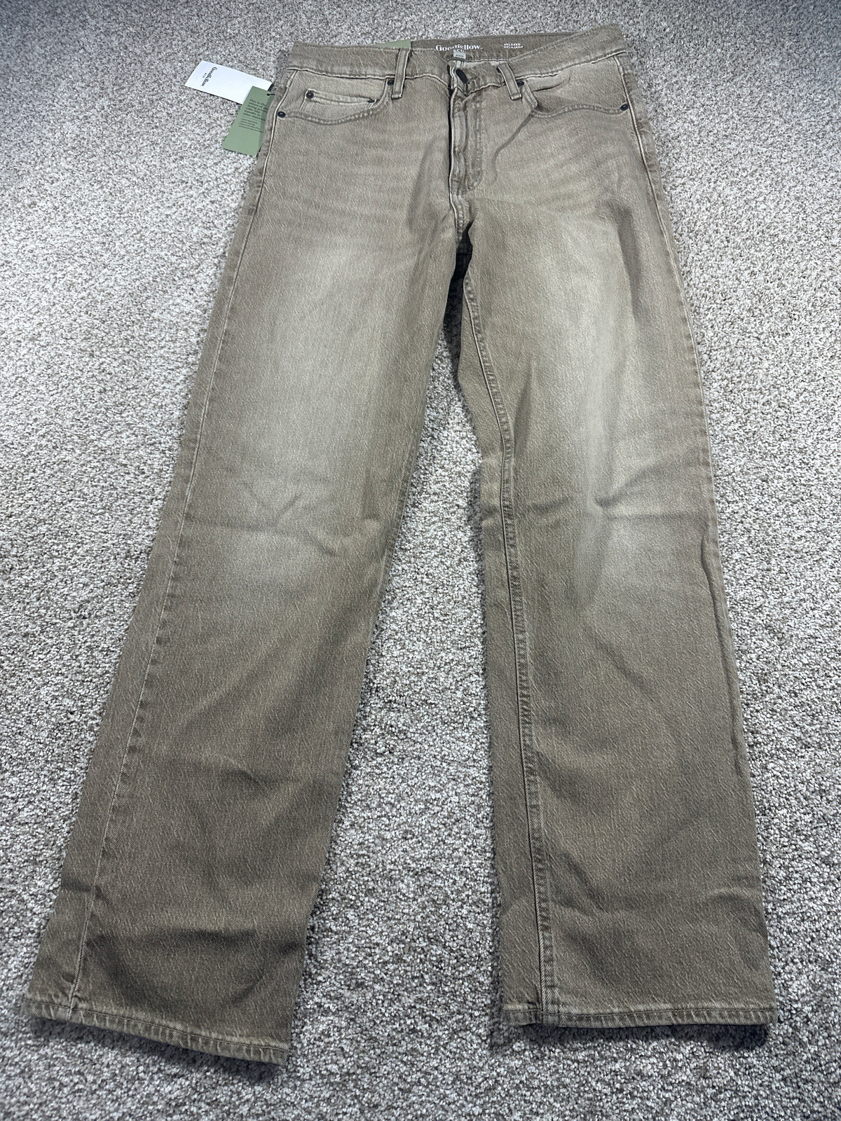 Goodfellow & Co Maverick relaxed jeans beige 32x32 - photo 1