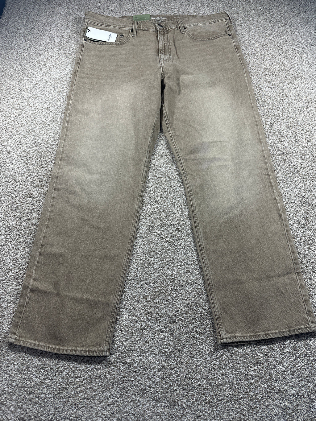 Goodfellow & Co Maverick relaxed jeans beige 40x32 - photo 1
