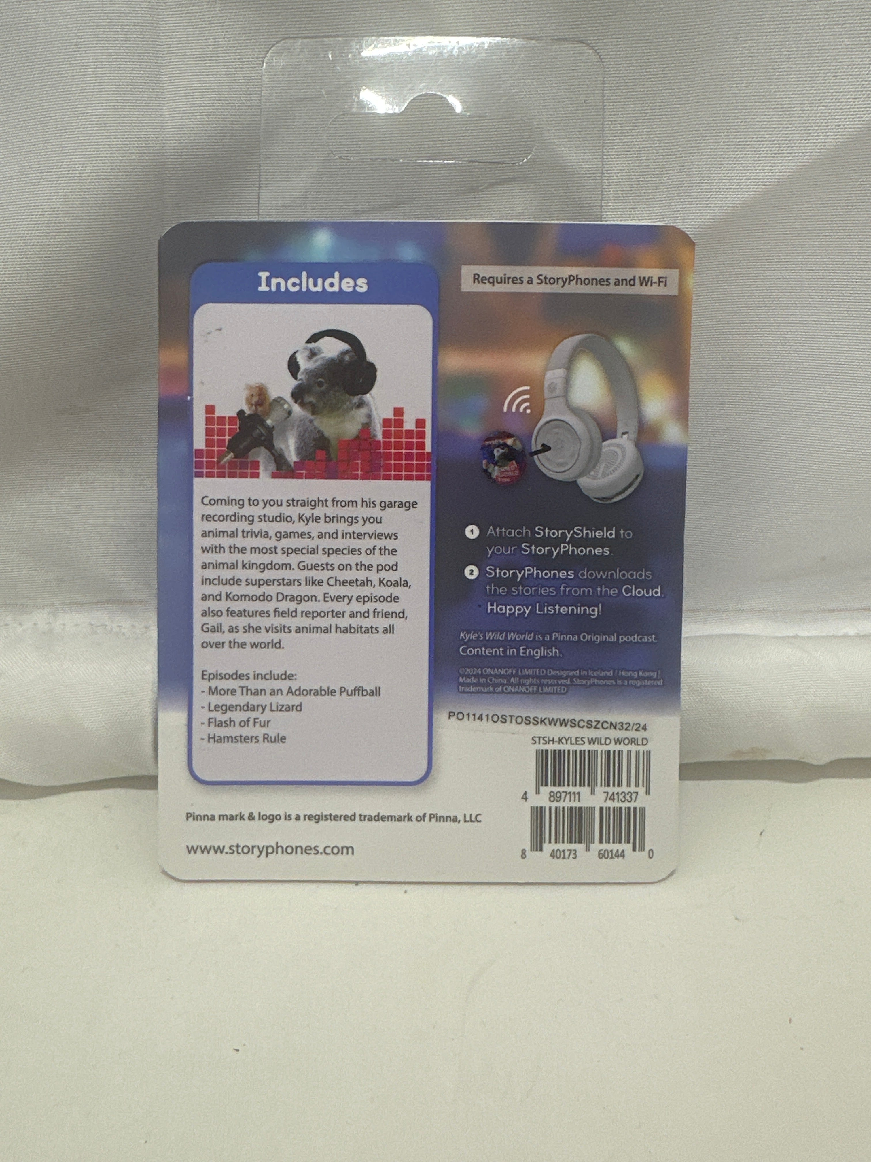 StoryShield Pinna Original “Kyle’s Wild World” Audio Disc for StoryPhones