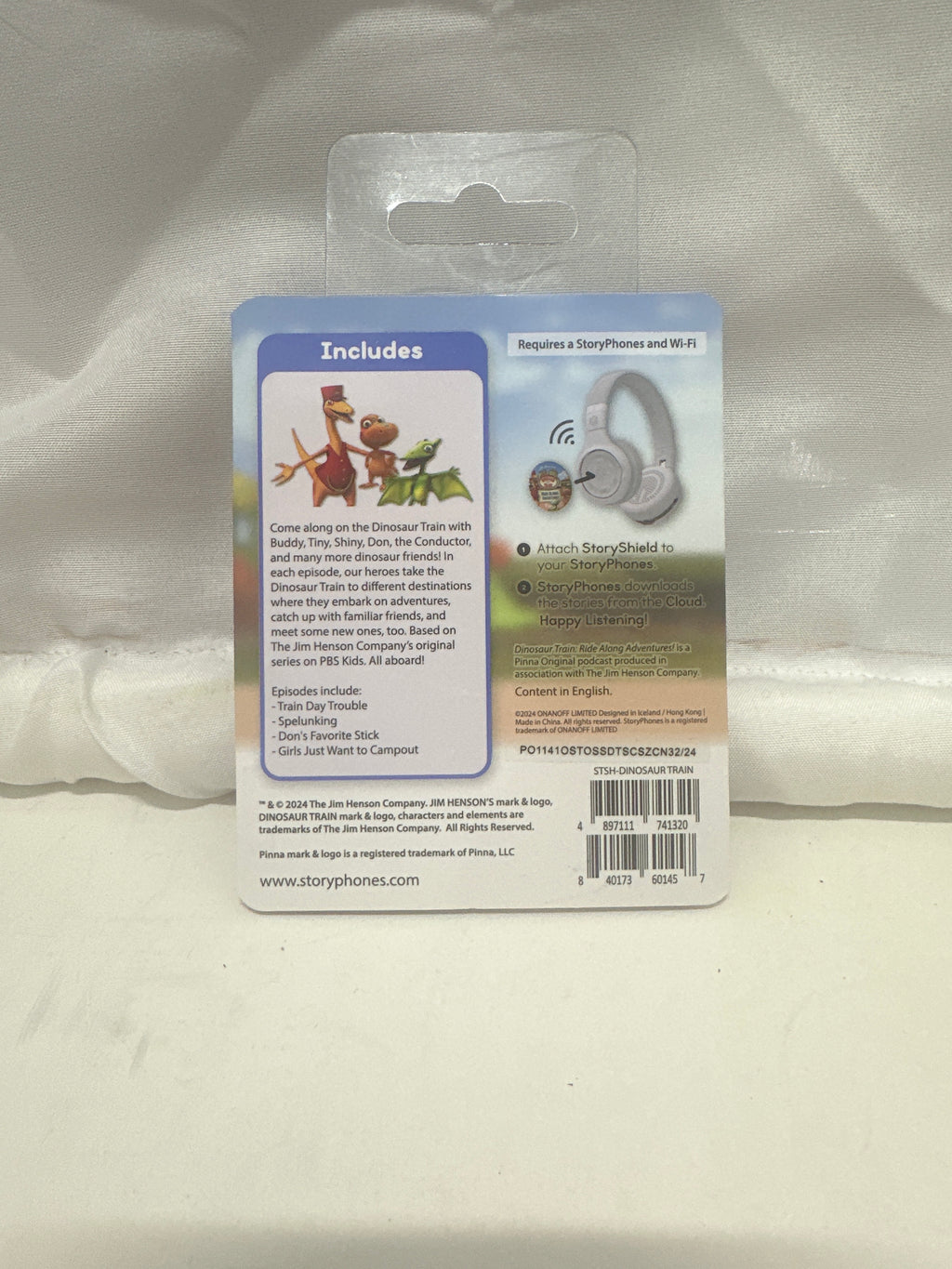 StoryShield Pinna Original Dinosaur Train Ride Along Adventures StoryPhones