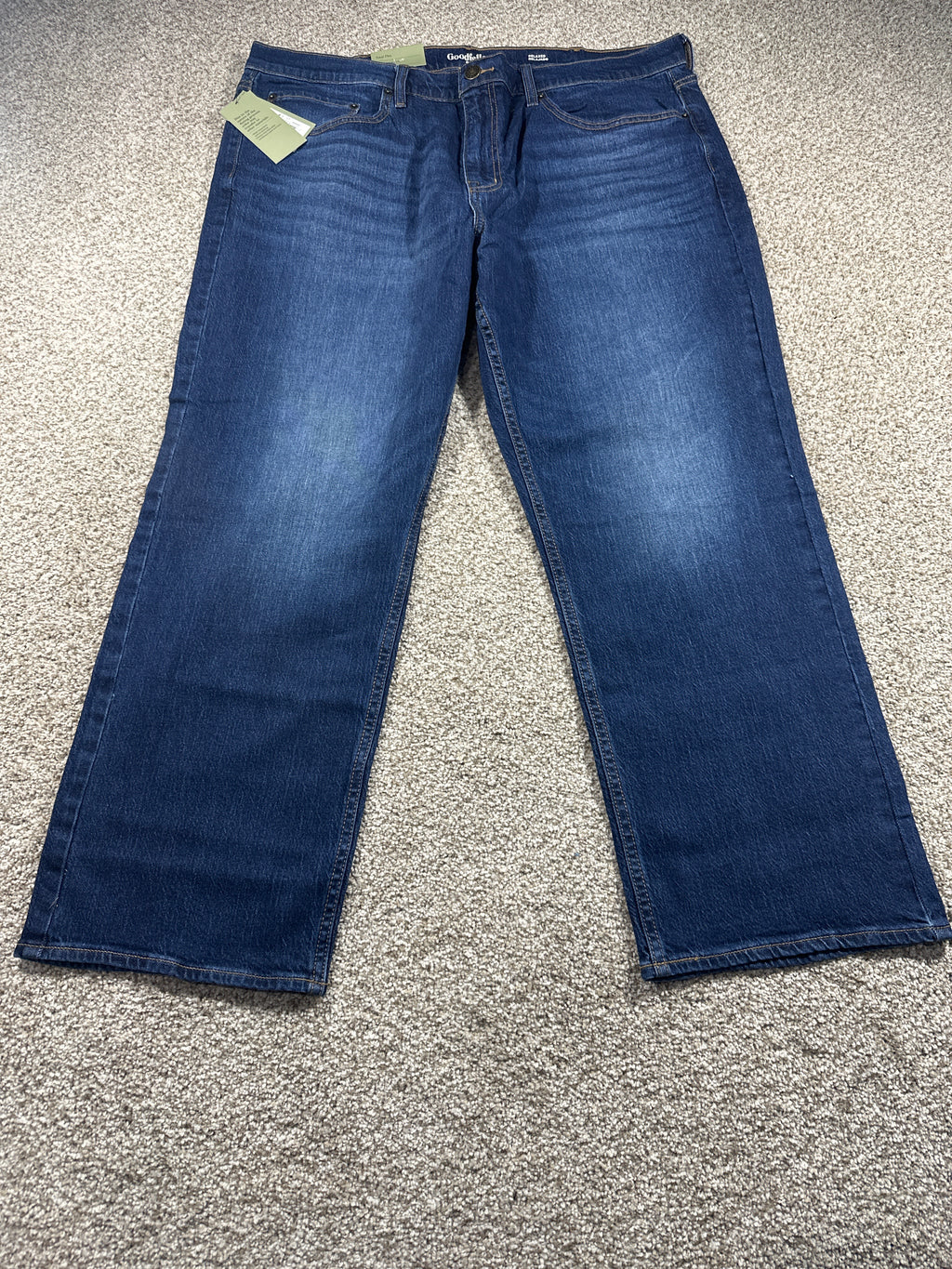 Goodfellow & Co Men's Relaxed Fit Jeans Dark Wash Size 40x30