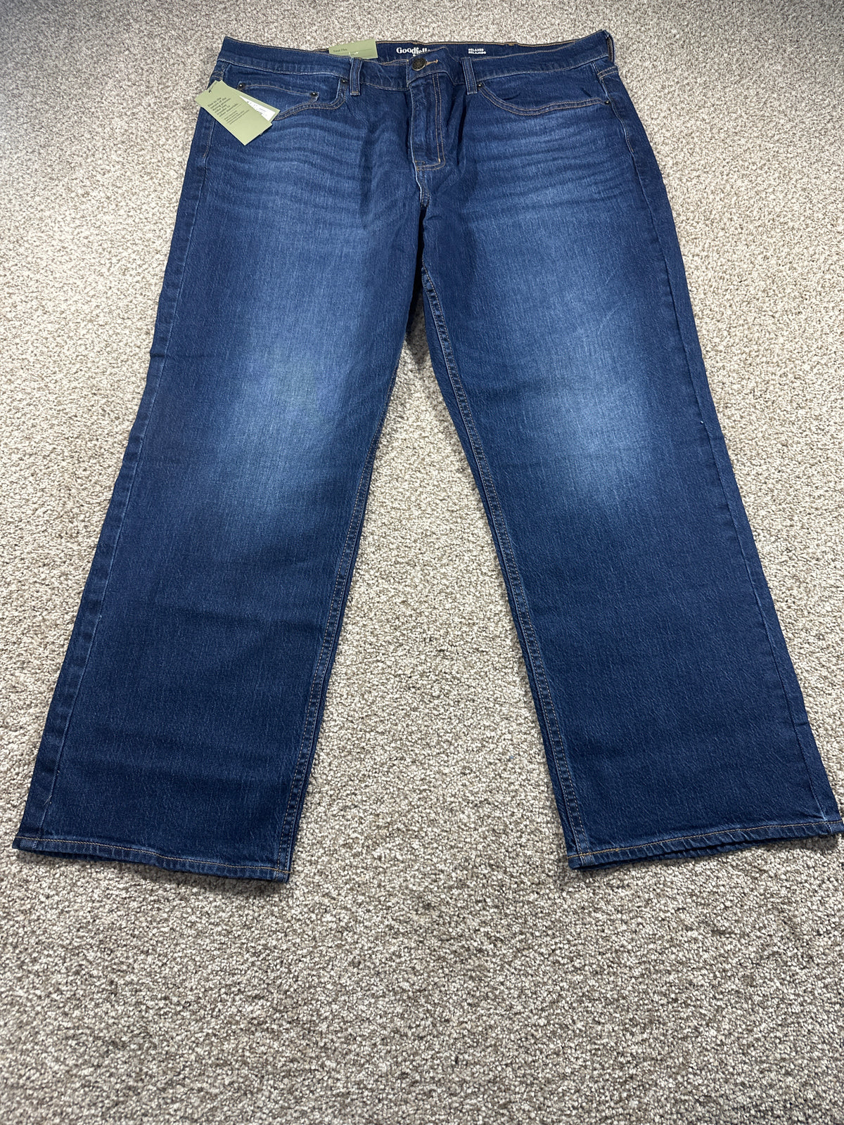 Goodfellow & Co Men's Relaxed Fit Jeans Dark Wash Size 40x30