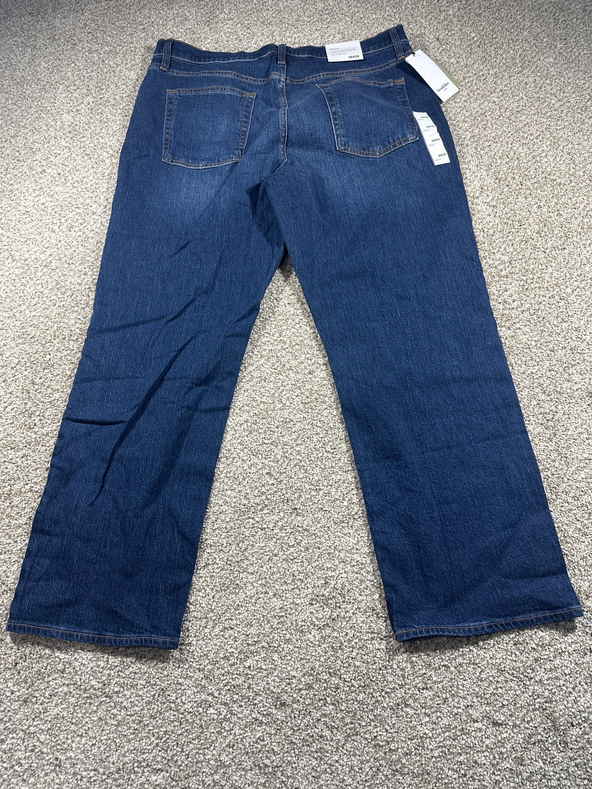 Goodfellow & Co Men's Relaxed Fit Jeans Dark Wash Size 36x30