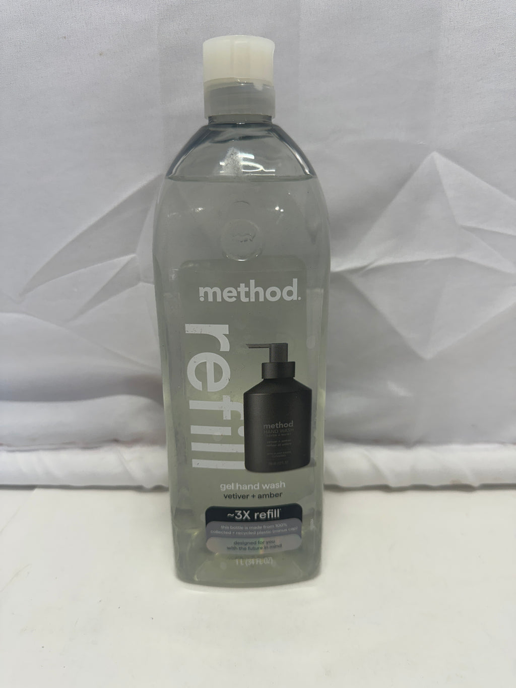 Method Gel Hand Wash Refill – Vetiver + Amber 34 oz (3X Refill)