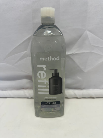 Method Gel Hand Wash Refill – Vetiver + Amber 34 oz (3X Refill)