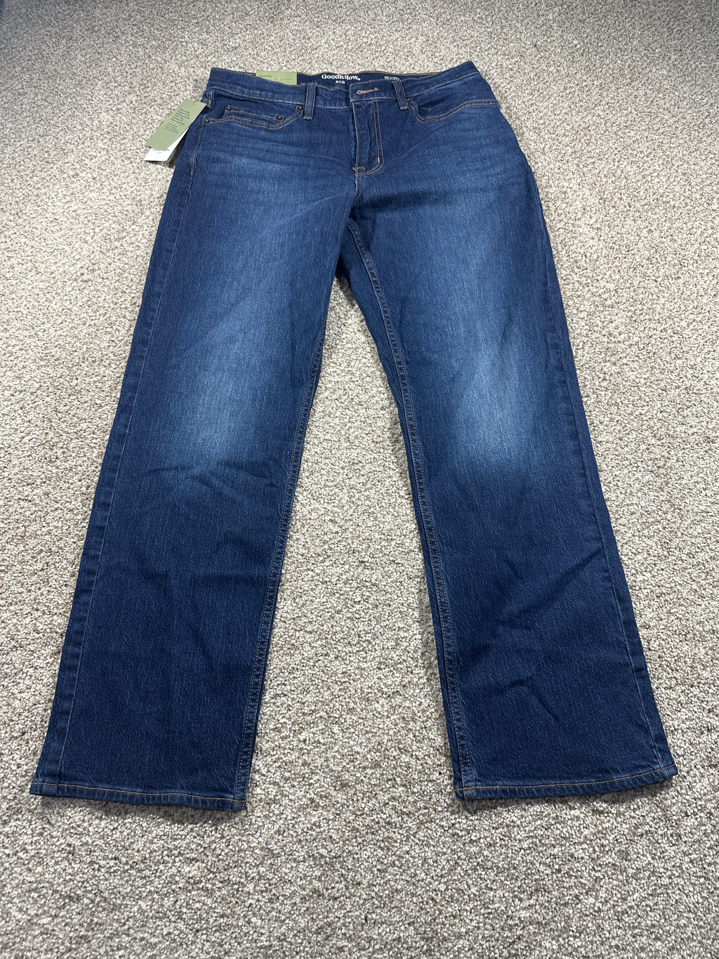 Goodfellow & Co Men's Relaxed Fit Jeans Dark Wash Size 30x32