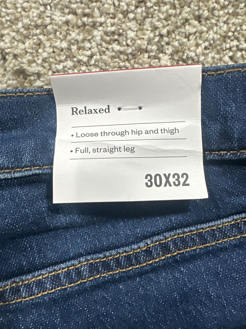 Goodfellow & Co Men's Relaxed Fit Jeans Dark Wash Size 30x32