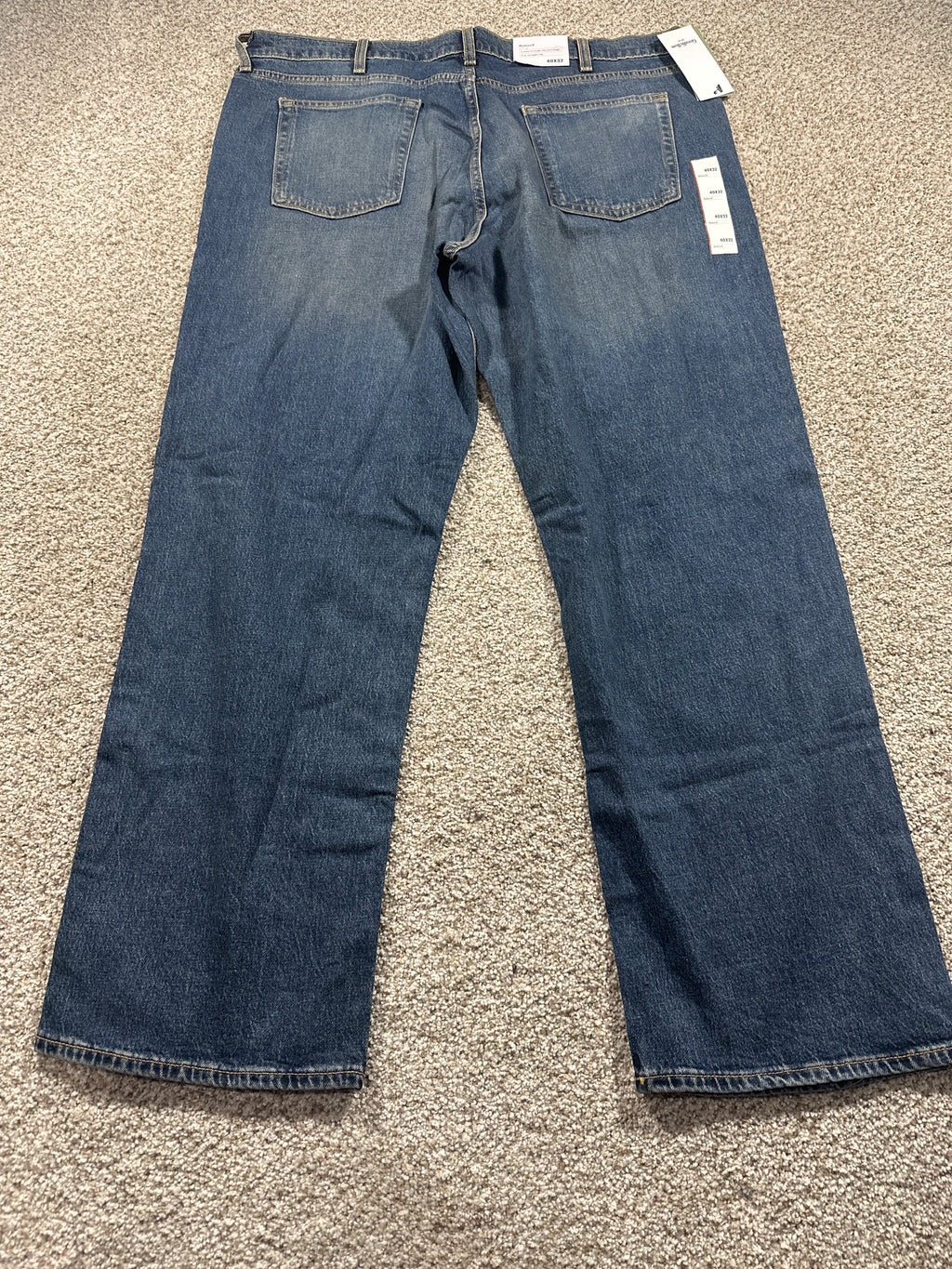 Goodfellow & Co Marco Relaxed Fit Jeans Indigo Blue Size 40x32