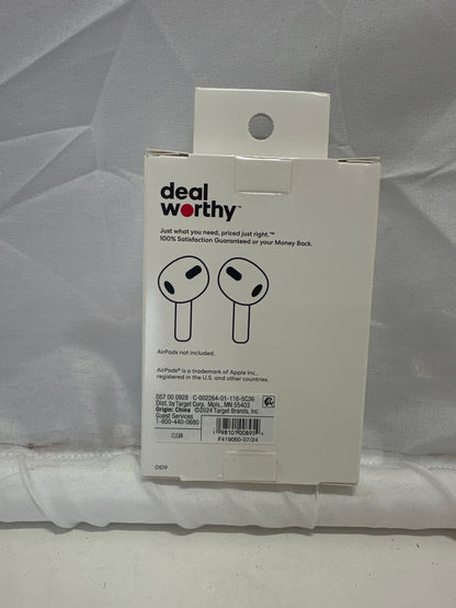 Dealworthy AirPods Case Cover (3rd Gen) Clear