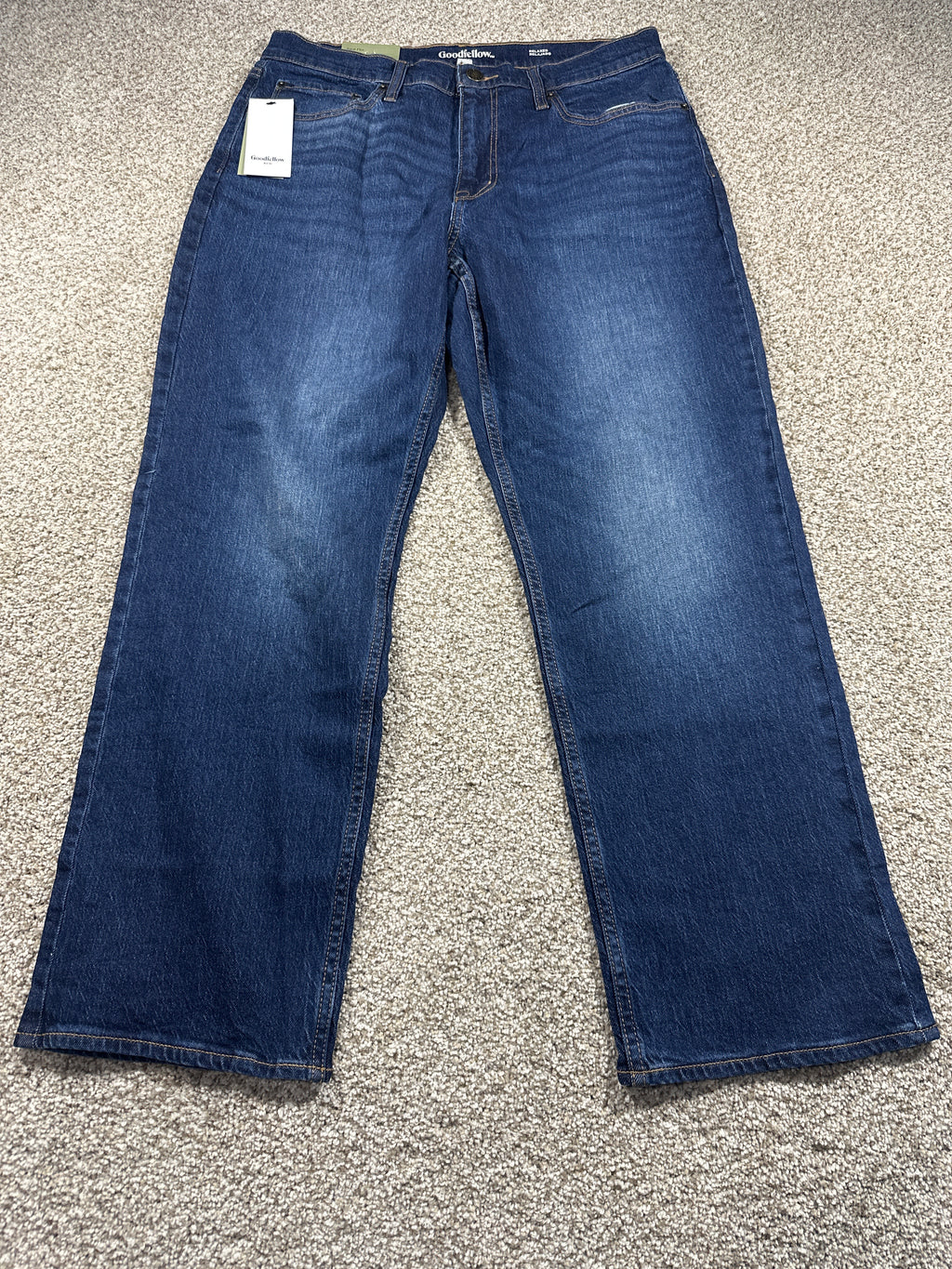Goodfellow & Co Men's Relaxed Fit Jeans Dark Wash Size 32x30