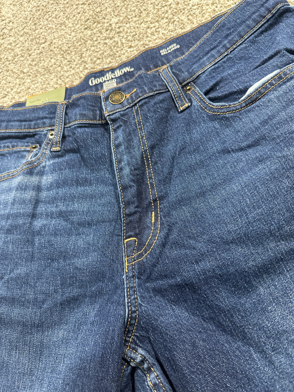 Goodfellow & Co Men's Relaxed Fit Jeans Dark Wash Size 32x30