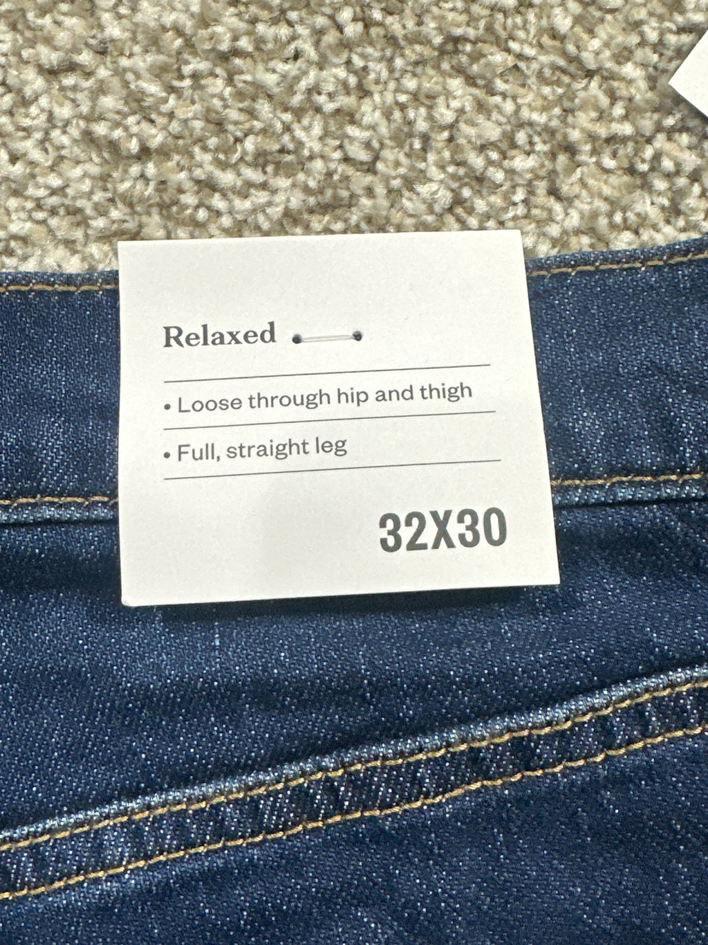 Goodfellow & Co Men's Relaxed Fit Jeans Dark Wash Size 32x30