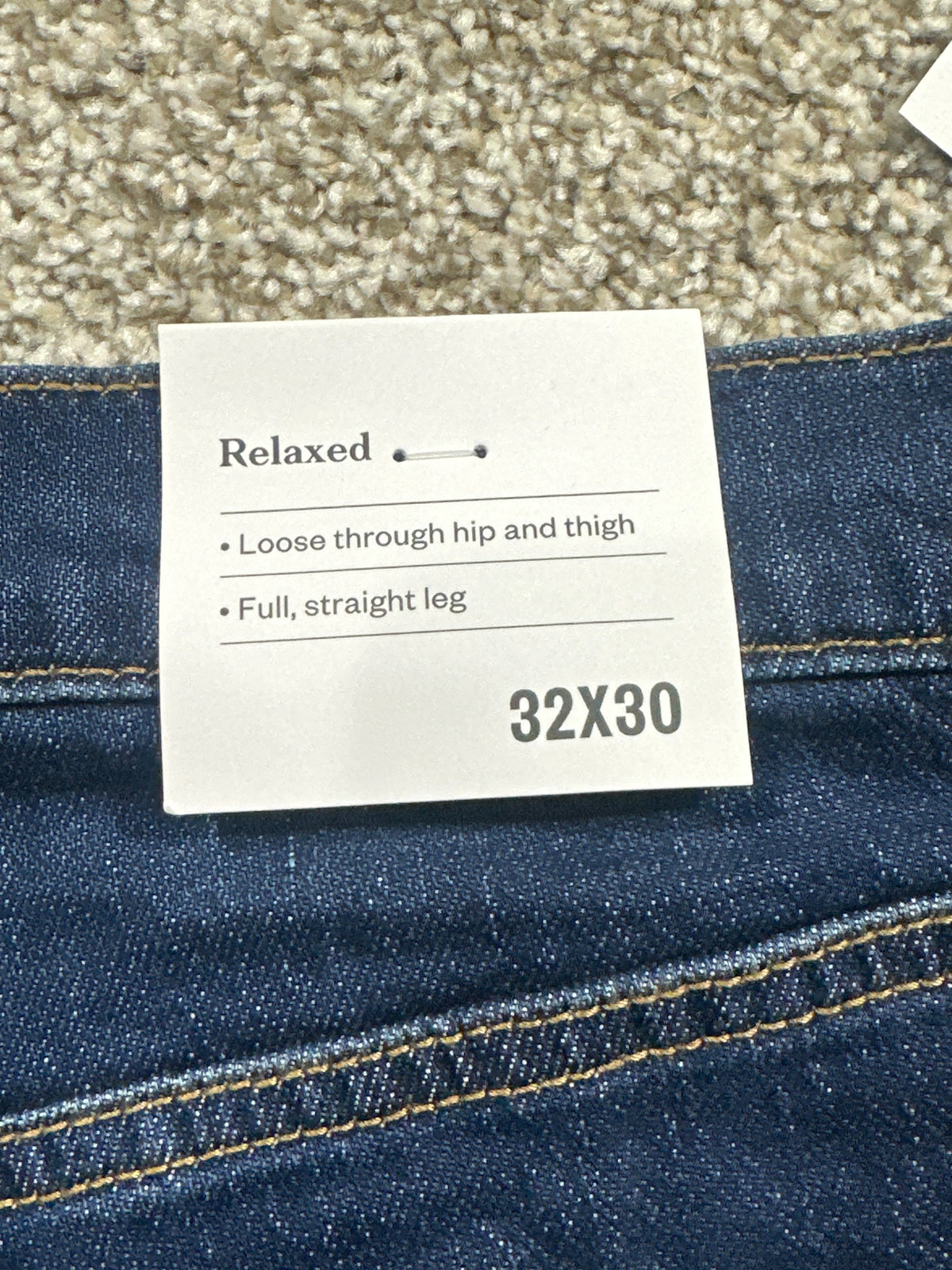 Goodfellow & Co Men's Relaxed Fit Jeans Dark Wash Size 32x30