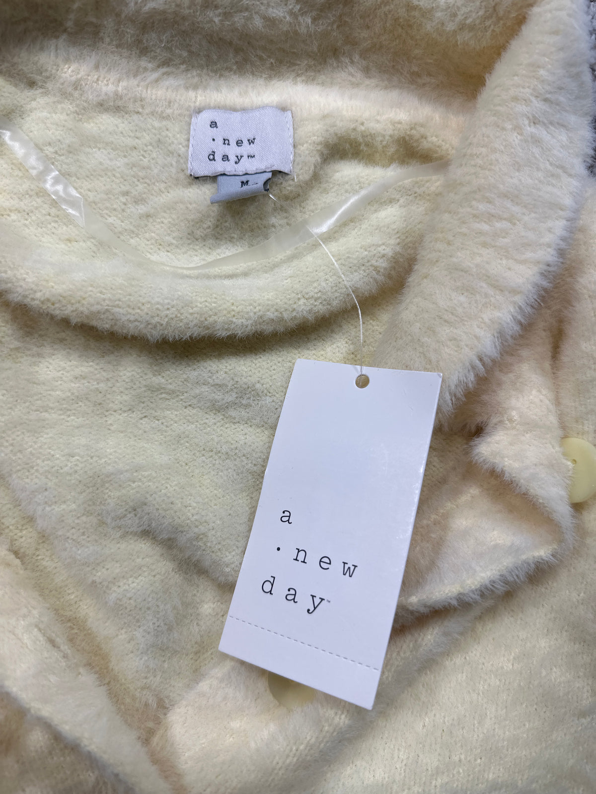 A New Day fuzzy polo sweater view 4