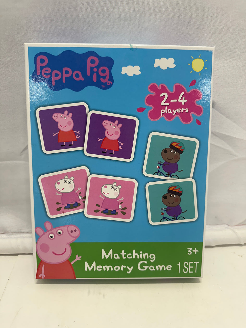 Peppa Pig Matching Memory Game – 2–4 Players Card Game Set
