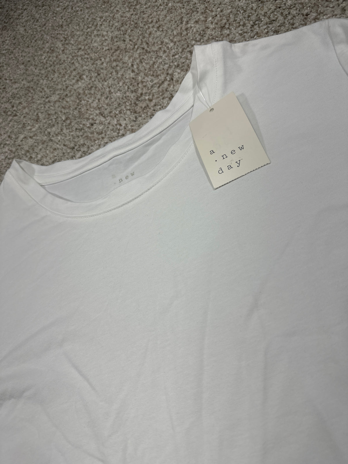 A New Day white crewneck t-shirt view 2