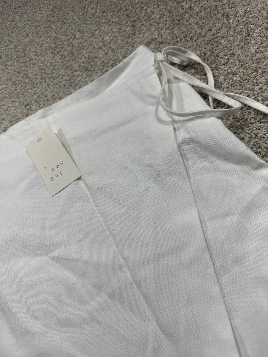 A New Day white wrap skirt view 2