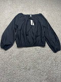 A New Day black tassel tie blouse view 1
