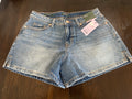 Wild Fable Women's Mid-Rise Midi Denim Shorts Blue Size 6 4" Inseam Low Stretch