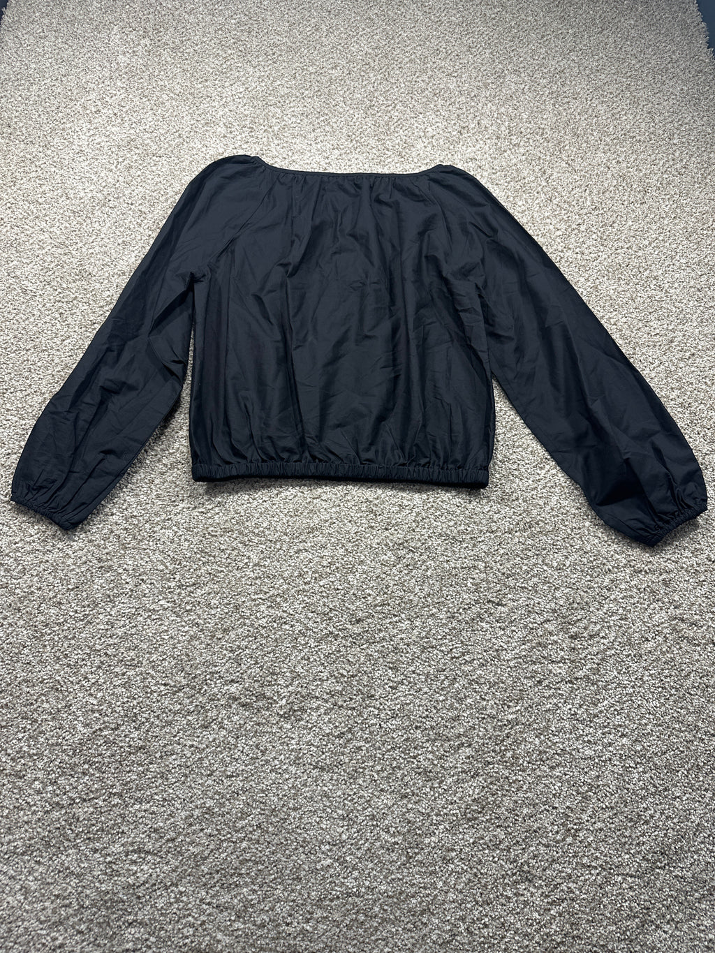 A New Day black tassel tie blouse view 3