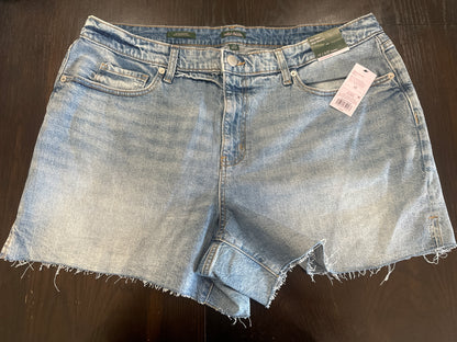 Wild Fable Women's Mid-Rise Midi Denim Shorts Light Wash Size 17 4.5" Inseam