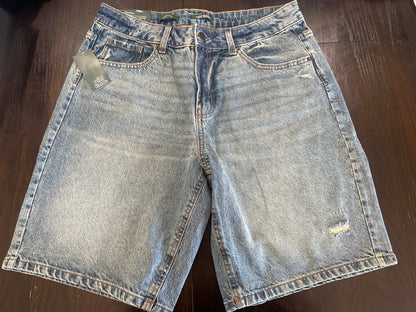 Wild Fable Women's Mid-Rise Denim Shorts Blue Size 10 10" Inseam EasyRigid