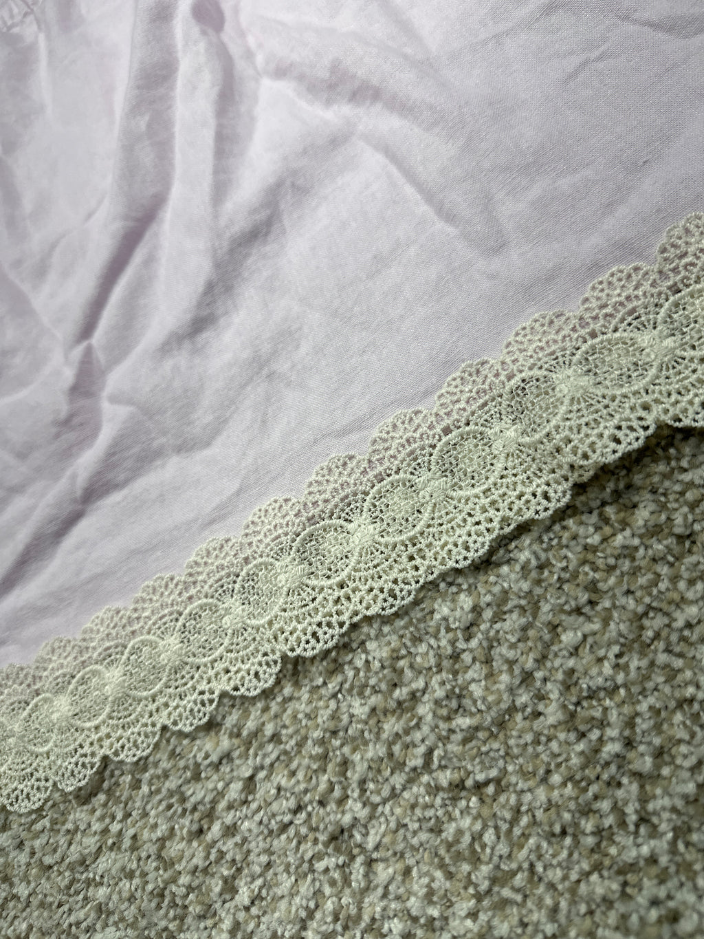 A New Day pink lace hem skirt view 2
