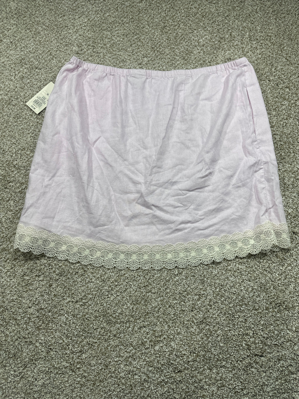 A New Day pink lace hem skirt view 3