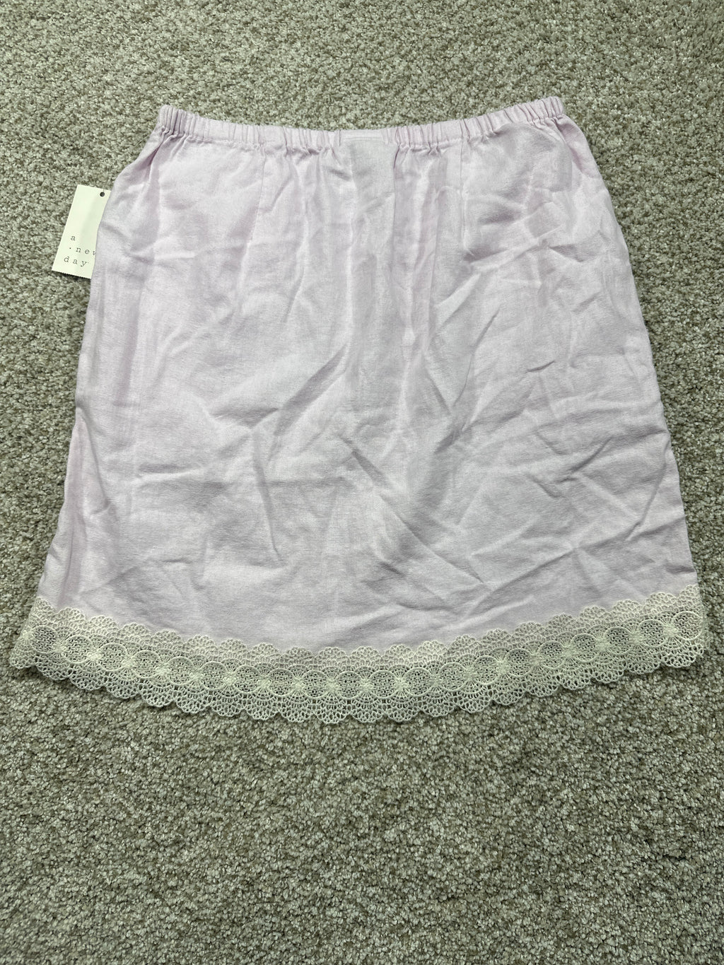 A New Day pink lace hem skirt view 3