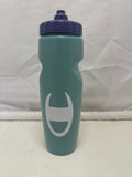 Champion Squeeze Water Bottle Teal with Blue Cap Sports Drink Bottle