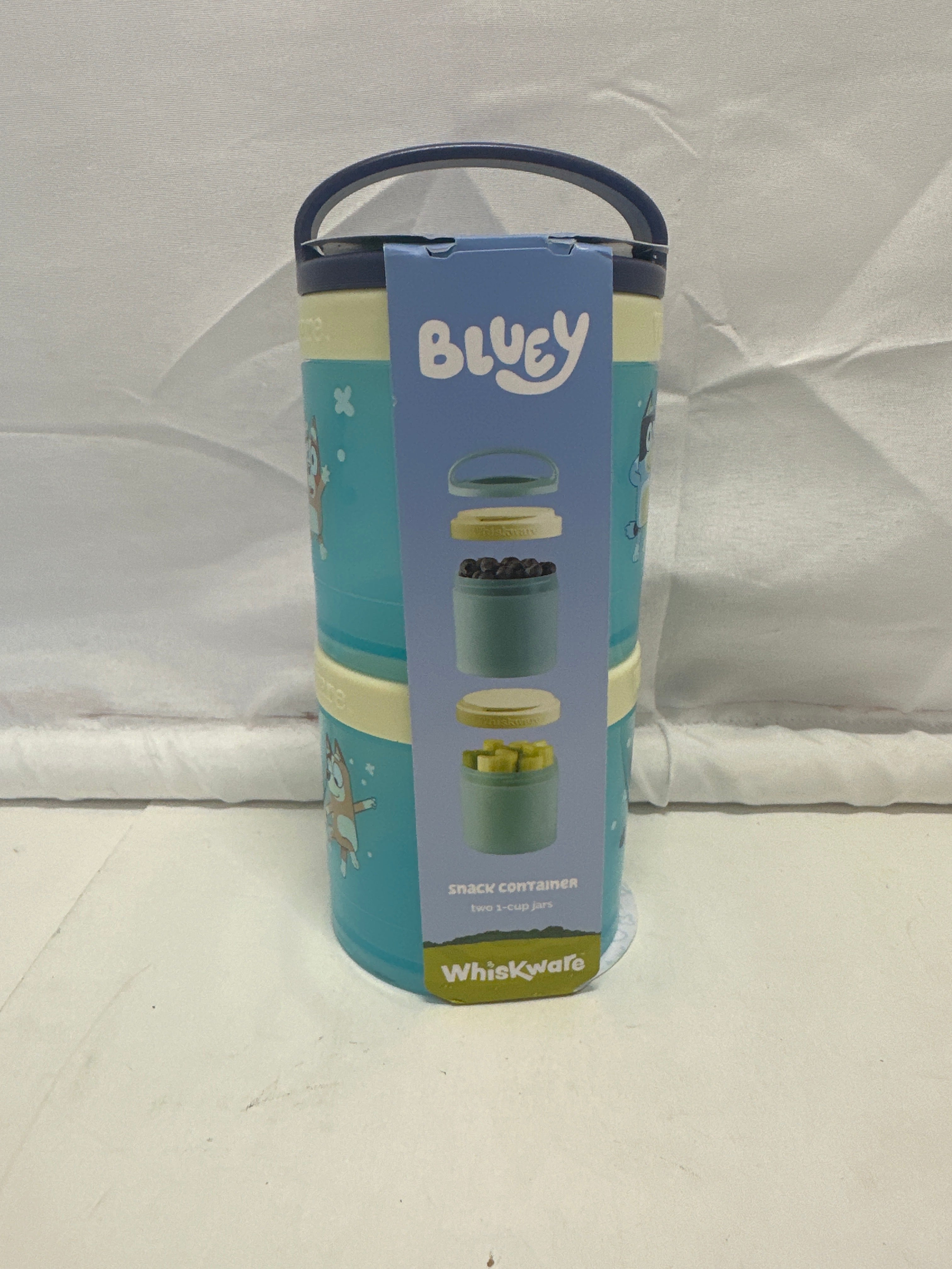 Bluey Snack Container Stackable Lunch Box Set (Whiskware)