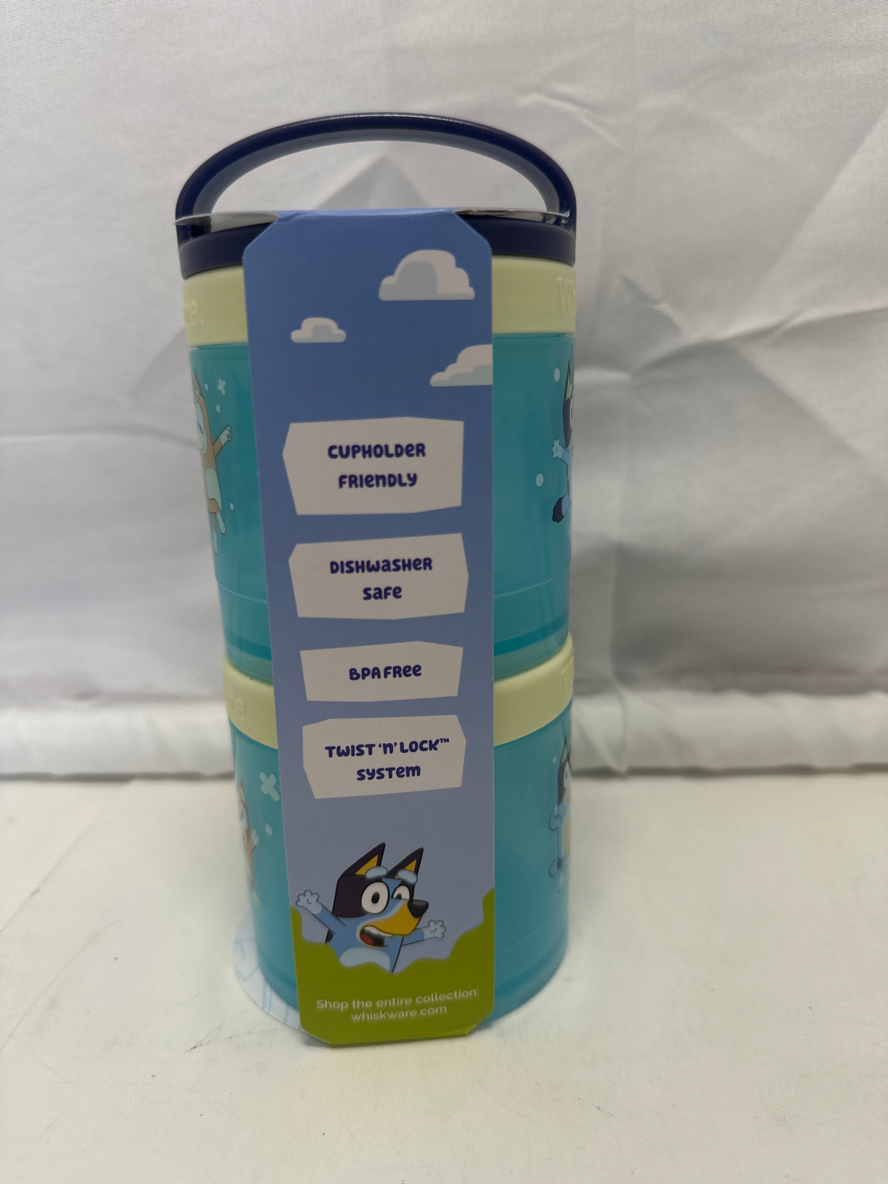 Bluey Snack Container Stackable Lunch Box Set (Whiskware)