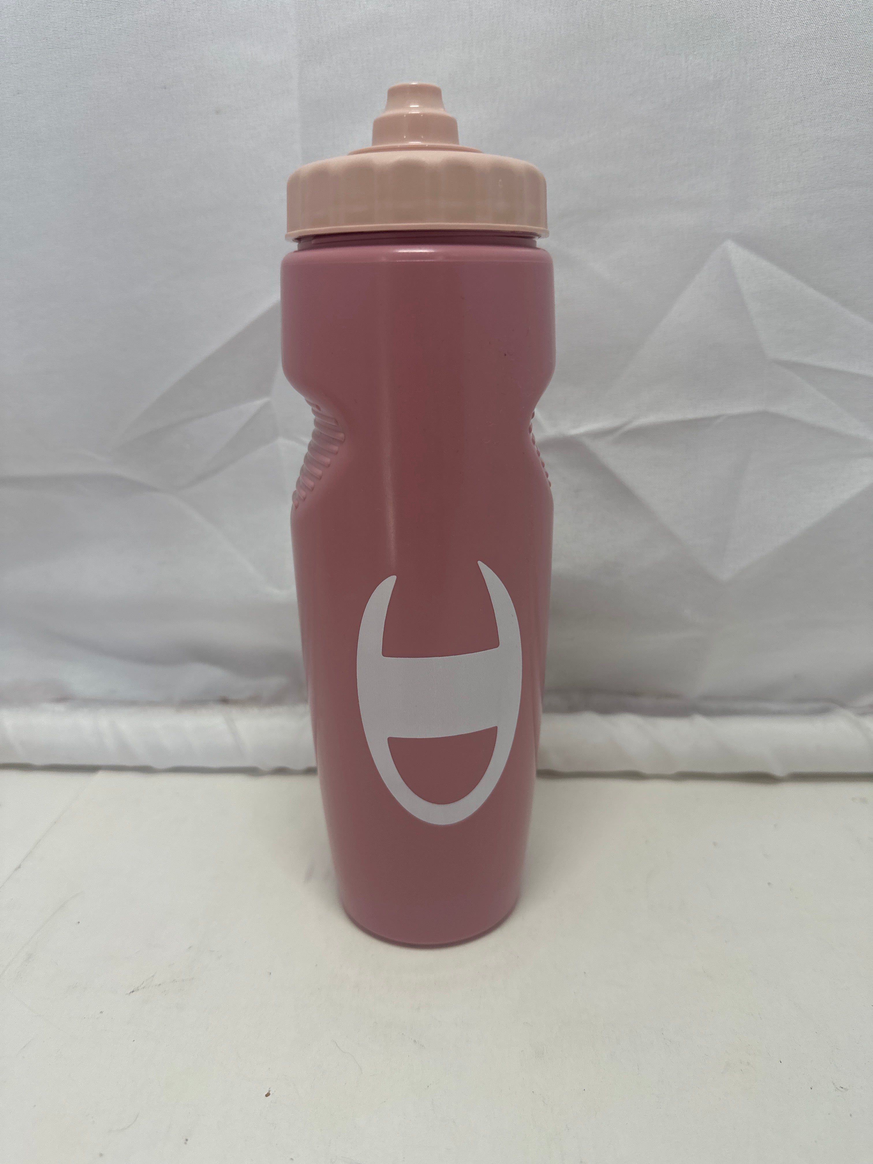 Champion Squeeze Water Bottle Pink with Pink Cap Sports Drink Bottle