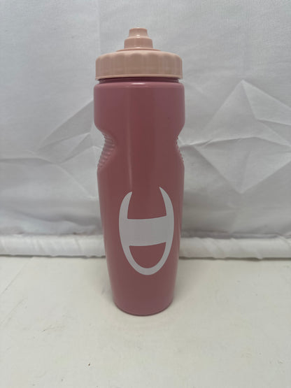 Champion Squeeze Water Bottle Pink with Pink Cap Sports Drink Bottle