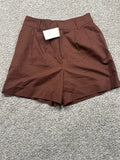 A New Day brown tailored shorts view 1