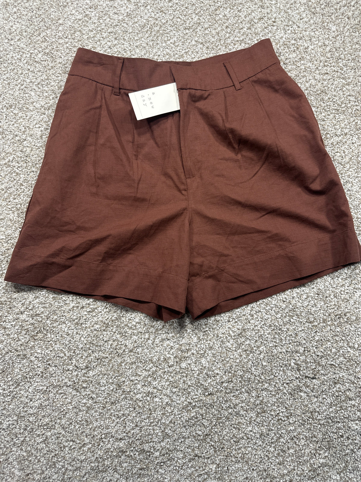 A New Day brown tailored shorts view 1