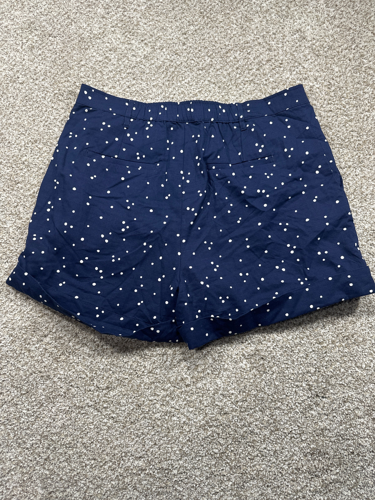 A New Day navy polka dot shorts view 3